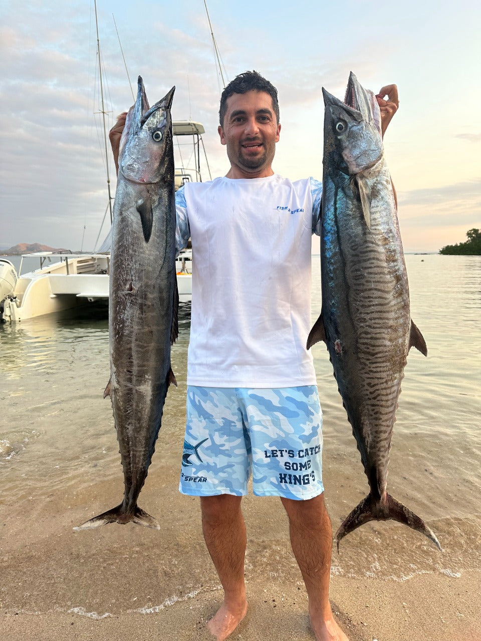 Camo Kingfish - Long Sleeve Fishing T-shirt